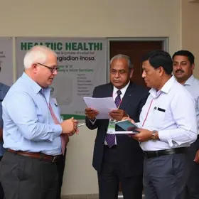 inauguração do escritório territorial do programa especial de saúde do rio doce