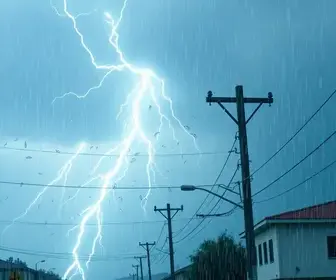 chuva de granizo