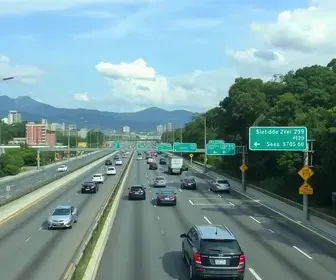 movimentação nas estradas